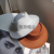 Panama white imitation wool tweed jazz hat women men autumn and winter British retro style street shot Panama top hat