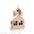 Wooden Snow House Christmas House Decoraive Hangings LED Christmas Hanging Decoration Crafts