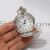 New Simple Digital Face Pocket Watch DIY Plated Color Flip Travel Commemorative Pocket Watch Personality Student Watch