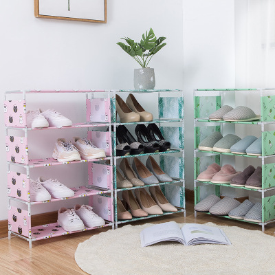 Y109 New Non-Woven Dust-Proof Assembly Shoe Rack Dormitory Assembly Storage Shoe Rack Home Storage Rack Shoe Cabinet
