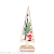 Christmas Tree Desktop Decoration Crafts with Lights Laser Wooden Christmas Tree Ornaments