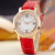 Korean Fashion Korean Style White Rhinestone Simple Casual Women's Watch Student Girls Women's Belt Watch Women's