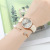 2019 New Watch Female Student Korean Style Simple Fashion Ulzzang Girl Ins Retro Mori Style Waterproof Ultra-Thin