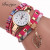 AliExpress New Fashion Women's Fashion Quartz Watch Diamond Bracelet Bracelet Ornament Female Watch Bracelet Watch