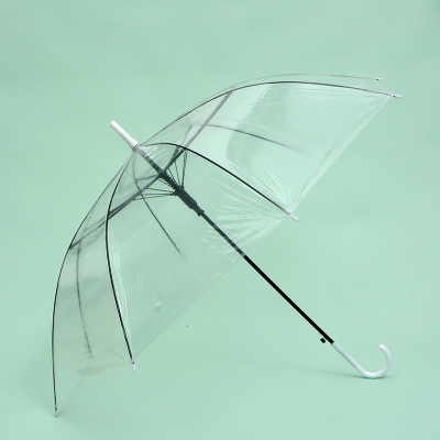 Umbrella 55cm Transparent Umbrella Poe Environmental Umbrella Gift Advertising Umbrella Foreign Trade Umbrella