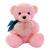 Heart-Hugging Rabbit Fur Teddy Bear Plush Toy 30cm Doll Valentine's Day Gift Doll Cross-Border