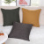 European-Style Coarse Linen Sofa Cushion Living Room Pillows Pillow Cover Back Cushion Bedside Office Waist Cushion Pillowcase