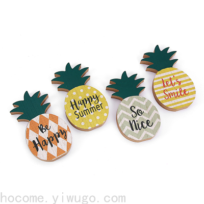 Wooden Pineapple Decoration Crafts Wooden Table Decorations