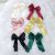 Versatile Korean Style Internet Celebrity Satin Bow Zhao Silu Same Style Ribbon Spring Clip Multiple Hair Accessories Fairy Barrettes