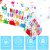 54 * 108inch Rectangular Printing Disposable PE Plastic Birthday Party Holiday Party Desktop Tablecloth Disposable