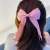 Zhao Lusi Same Style Ribbon Bowknot Hairpin Mori Fairy Style Spring Clip Back Head Half Tie Barrettes
