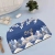 New Semicircle Fast Absorbent Non-Slip Floor Mat 3D Printing Pad Quick-Drying Foot Mat Carpet Kitchen Pad Soft Diatom Ooze Mat