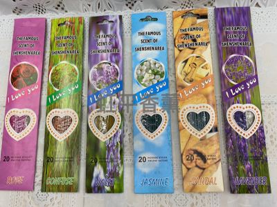 20 Pieces of Incense (6 Flavors/Set of Fragrance Optional)