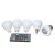 Remote Control Color Changing Colorful RGB the Lamp Cup 3wled Colorful Spotlight RGB the Lamp Cup Synchronous Belt Memory