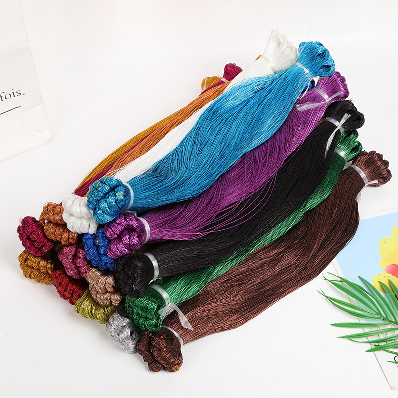 八股金银线 彩色八股线 吊牌线 无弹力线 （一小把约1000米）