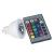 Remote Control the Lamp Cup Rgb3w Remote Control Spotlight Led Colorful the Lamp Cup Suction Card Packaging Double Bubble Shell