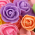 3.5cm Mini Artificial PE Foam Rose Flower Heads For Wedding Home Decoration Handmade Fake Flowers Ball Craft Party 