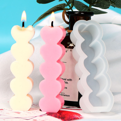 5-Piece Love Candle Silicone Mold