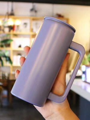 New Vacuum Desktop Cup 304 Stainless Steel Vacuum Cup Unisex Household Office Coffee Cup Fashion Mug