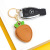 Bamenchongshe Cartoon Access Card Leather Case Personality Creative Keychain Pendant Cute Girl Bag Hanging Small Gift