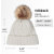 Ozero Autumn and Winter Knitted Hat Korean Style New Warm Solid Color Women Jacquard Winter Fashion Hat Amazon Spot