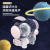 2022 New Factory Direct Sales Spaceman Bladeless Fan USB Creative Fan Portable with Keychain Fan