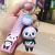 Creative Cute Football Panda Car Key Ring Cartoon Fruit Epoxy Key Chain Book Pendant Gift Wholesale
