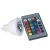 RGB the Lamp Cup Colorful Spotlight Colorful Infrared Remote Control Aluminum the Lamp Cup Mr163w/4W Colorful the Lamp Cup