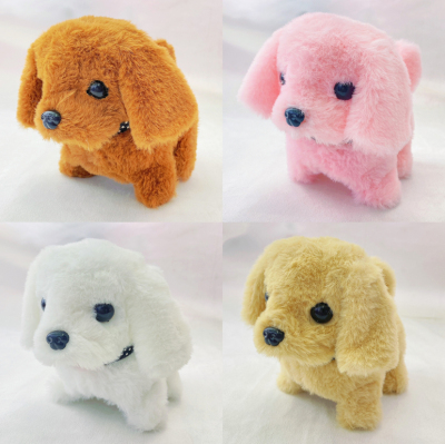 Children's Electric the Toy Dog Simulation Plush Teddy Can Call Walking Puppy Machine Dog Girl