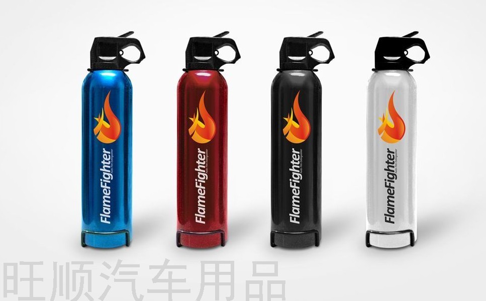 汽车用品500克干粉灭火器车载带支架灭火器.汽车应急安全用品