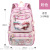 Factory Direct Sales Popular Plaid Multi-Layer Large Capacity Simple Student Backpack Stall Wholesale