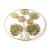 Chic Shabby Round Metal Wall Art Decor Background Display Tabletop Sculpture Statues Collectibles Figurines Home Cabinet