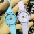 New Text Control Internet Hot Sports Women's Silicone Quartz Watch Simple Digital Face Student Watch