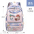 Factory Direct Sales Popular Plaid Multi-Layer Large Capacity Simple Student Backpack Stall Wholesale