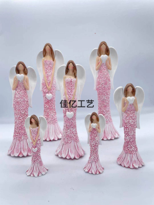 European Style Ornaments Resin Crafts Home Decoration Angel Character Size Resin Angel