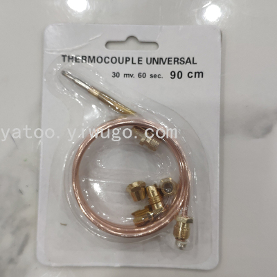 Customized Outdoor Heater Gas Brazier Barbecue Oven Accessories Flameout Protection Universal Thread Thermocouple 