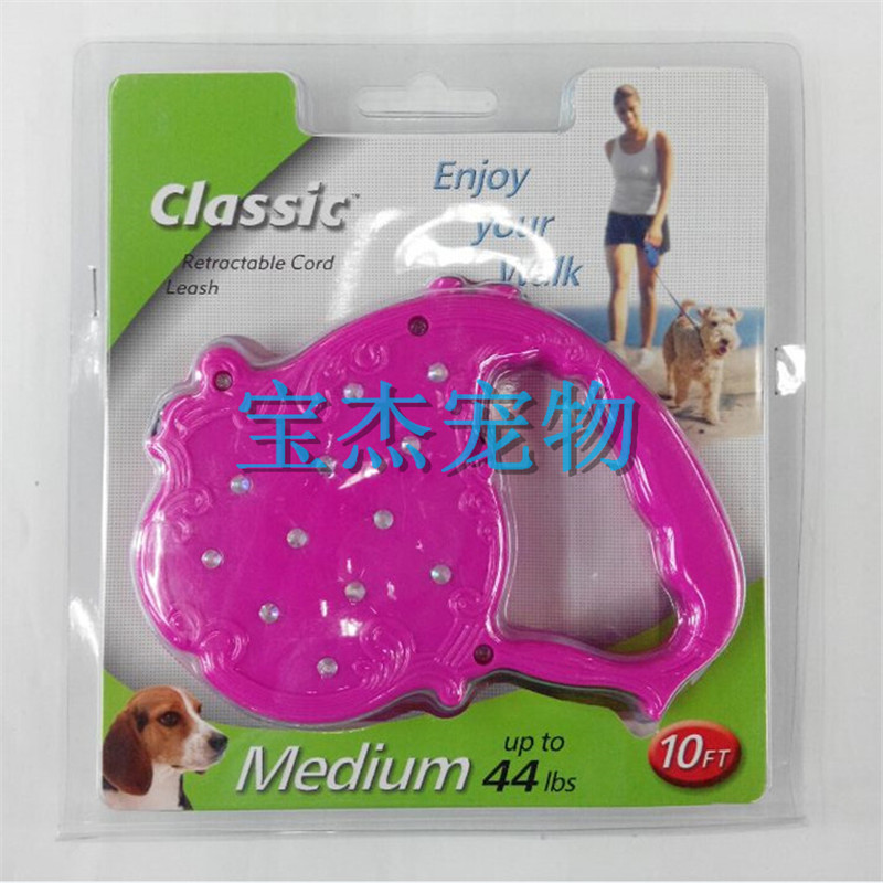 新品 宠物狗狗自动伸缩牵引绳 4.5米宽绳牵引带 宠物用品厂家批发