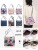 New Oxford Cloth Three-Layer Mobile Phone Key Mobile Phone Bag Washed Nylon Cloth Bag Multi-Layer Clutch Women's Bag