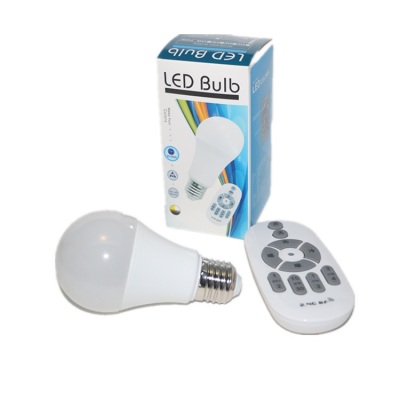 Analog Brightness Adjustment Color Temperature 2.4G Wireless Remote Control 2.4G Light Tone Color Temperature Globe Led9w Dimming Bulb