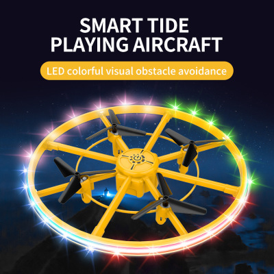 Cross-Border New Colorful Aircraft Induction Vehicle Remote Control Aircraft Drop-Resistant Anti-Collision Aircraft