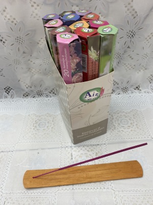 Aromatherapy, Hexagonal Incense India Fragrant 20 PCs/12 Card Display Box Incense