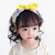 Children's Headband Autumn and Winter Bow Hair Accessories Do Not Hurt the Head Wide Brim Cloth Hairpin Korean Girls Baby Hair Pressing Headwear