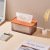 J25-6633 Minimalist Creative Tissue Household Living Room Paper Extraction Facial Tissue Dining Room Napkin Storage Box Ins Transparent