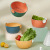 J25-6594 ''Draining Ideas Double-Layer Multifunctional Kitchen Plastic Vegetable Washing Fruit Basket round Fruit and Vegetable Storage Basket