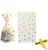 6*10 Inch15 * 25cm Golden Dots Transparent OPP Packing Bag Candy Pouch Customizable Pattern Size