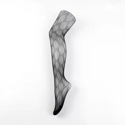 Cross-Border Hot Yu Mesh Stockings European and American Ladies Stockings Sexy Women Romper Hot GG Mesh Stockings