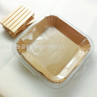 Air Tie Deep-Fried Pot Paper Square French Fries Fried Chicken Real Product Greaseproof Cupcake Liners Anti-Oil Paper Pad 16 * 4.5cm