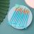 Fishtai Makeup Brushes Set Fluorescence Eyeshadow Solid Color 10 Pieces Profession Concealer Cosmetic Eyebrow Beauty Too