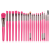 Fashion Makeup Brushes Set Fluorescence Eyeshadow Solid Color 20 Pieces Profession Concealer Cosmetic Eyebrow Beauty Too