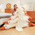 Trending on TikTok Same Style Big White Geese Plush Toy Doll Lying Comfort Big Goose Doll Siesta Pillow Doll